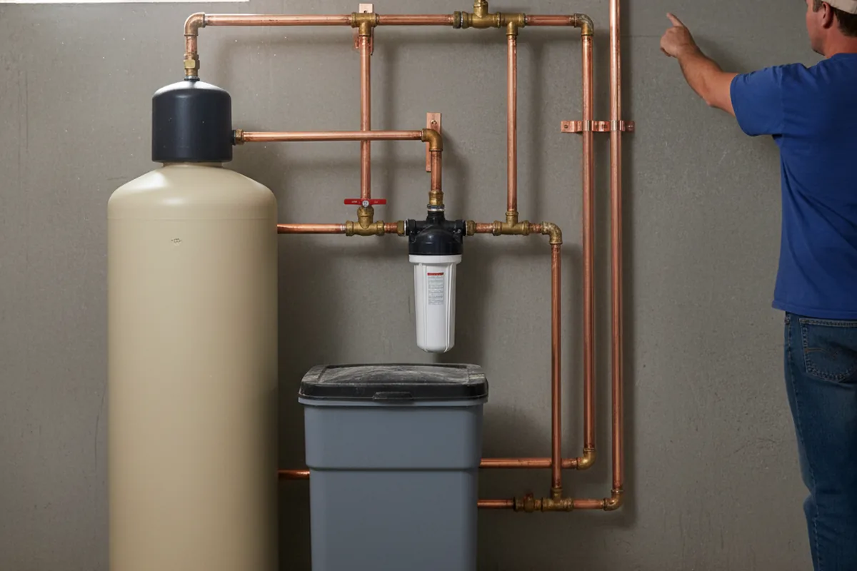 Whole-house water treatment system installed in Bow